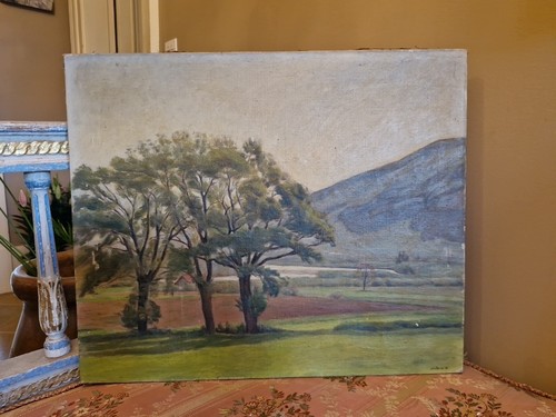 Peinture ancienne huile - huile, sur