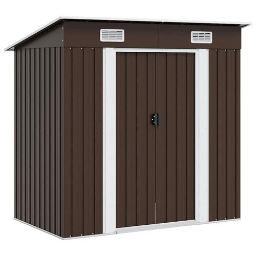 Abri jardin métal gris - jardin,
