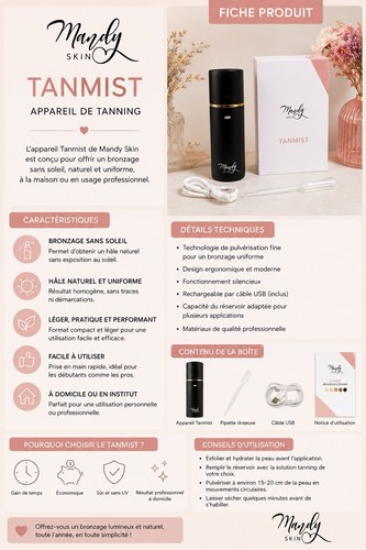 Mandy skin tanmist appareil - mandy, de