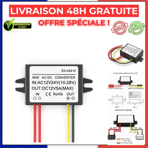 Convertisseur abaisseur 12v - convertisseur, ac