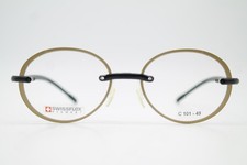 Lunettes SWISSFLEX C 101-49 Marron Noir Ovale Monture De Lunettes Neuves
