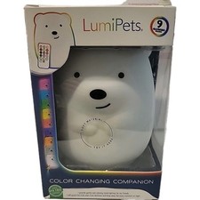 Lumipets Bear LED Nursery Kids Night Light Color Changing Touch Sensor & Remote