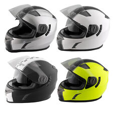 Full-face helmet motorcycle scooter touring internal visor travel sun visor