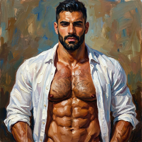 Peinture huile sur - huile,