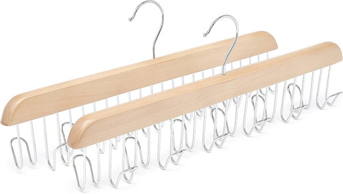 Lot cintres bois pour - de, 2
