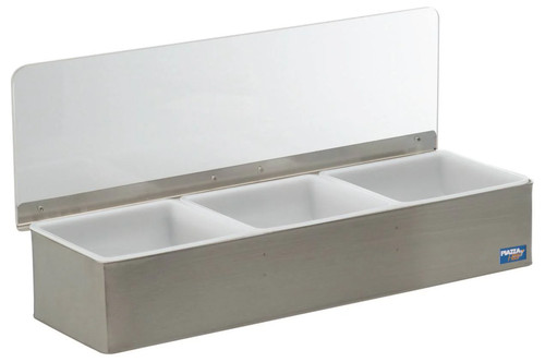 Bac condiments inox 6 - à,