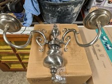 Lustre 6 branches en étain et