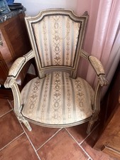 Fauteuil cabriolet Louis XVI 