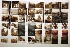 32 PHOTOS stereoscopic glass plates 4.5x10.7 cm WAR 14-18 WW1 STEREOVIEWS