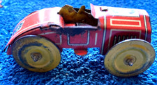 Antique Metal Car - Distler Ess Dee - Mechanical Toy - Over The Top