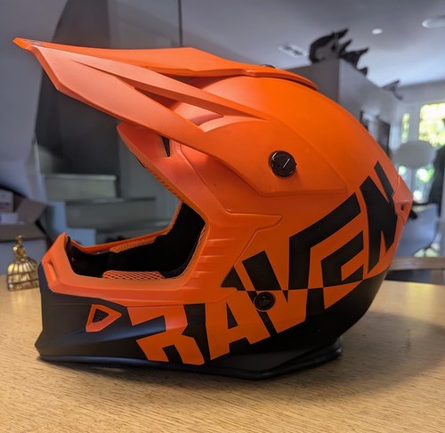 Casque motocross raven - motocross,