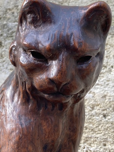 Sculpture animalière chat - sculpture,