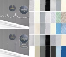 Vertical Blind Slats Custom 89mm (3.5") Replacement MADE TO MEASURE - HUGE RANGE