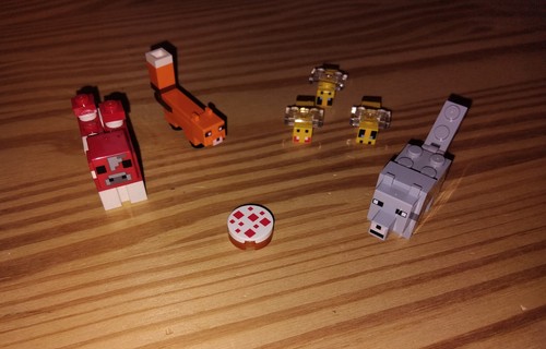 Lego minecraft animaux renard - animaux,