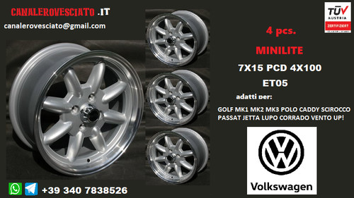 Jantes minilite 4x100 - minilite, 15