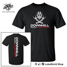 Downhill, Mountain Bike, MTB, Black T-Shirt