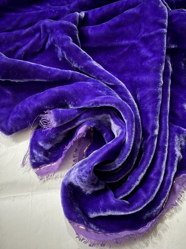 Tissu velours soie - tissu, de