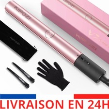 KIPOZI Fer à lisser professionnel plaques de nano-titane 230 °C à Ecran LED Soin