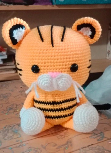 Handmade amigurumi plush tiger - handmade,
