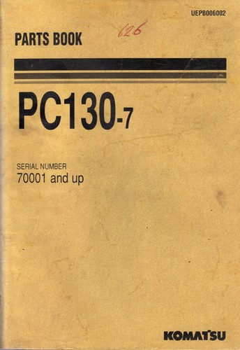 Komatsu pc130 manuel - komatsu, pc130-7