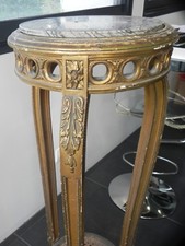 Grande Sellette en bois doré