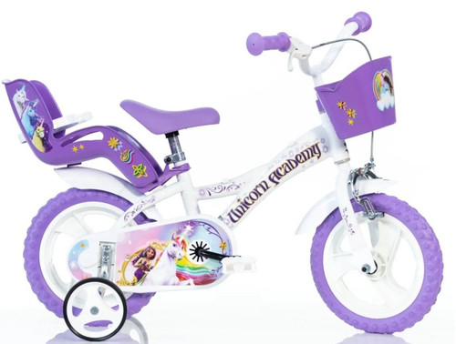 Vélo unicorn rose - et, blanc