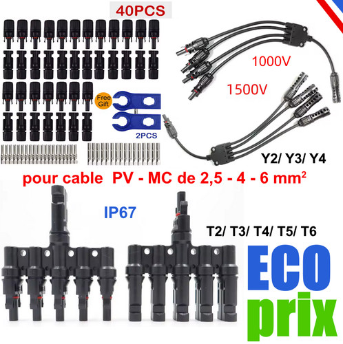 Connecteur kit panneau solaire - kit,