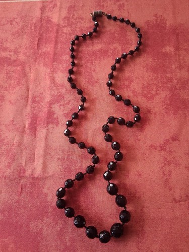 Collier ancien perles - , pâte