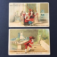 POULAIN - 2 Chromos Anciens