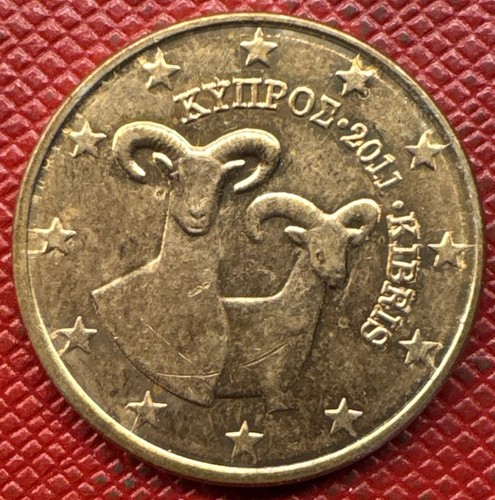 Cyprus 2011 copper plated - cyprus,