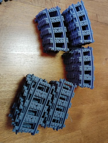 Lot rails vrai lego - 63,