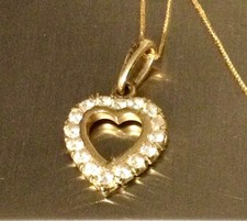 Beau Pendentif Cœur Or Jaune