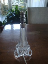 Pied de lampe en cristal de