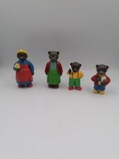 LOT OF 4 Vintage Daniel Bour LITTLE BAYARD BROWN BEAR PVC FIGURES 
