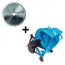 Lot scie à bûches 12000W -