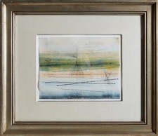 Harry Bertoia, Untitled 1, Monoprint on Rice Paper