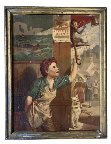 Cadre chromolithographie sujet - cadre,