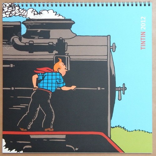 Herge calendrier tintin 2012 - herge,