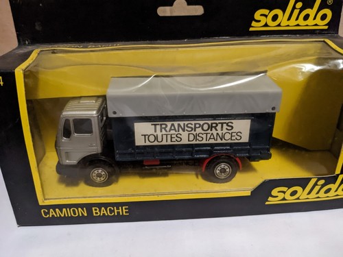 Solido camion bache mercedes - solido,