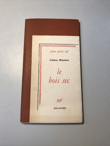 Jeune poésie nrf liliane - poÉsie,