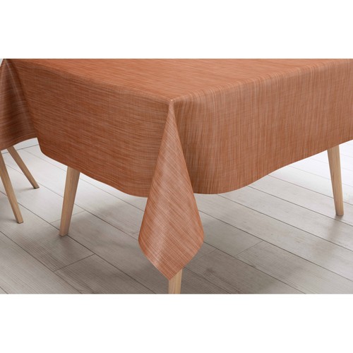 Nappe lima orange toile - nappe,