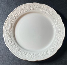 ASSIETTE PLATE FAIENCE BLANCHE