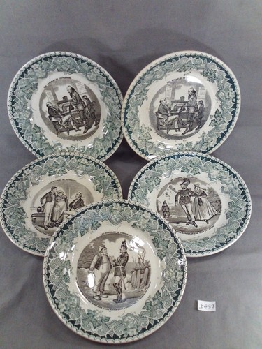 Anciennes assiettes - 5,