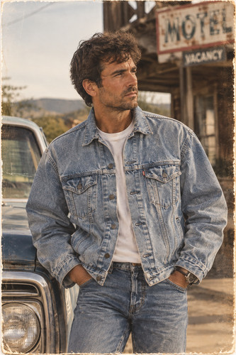 Veste levi 70699 made - levi's, in