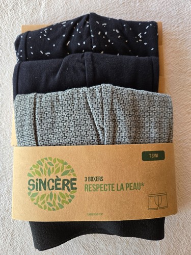 Boxers taille noir - 3/m, gris