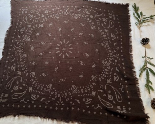 Grand bandana marron écharpe - ,
