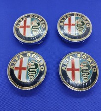 4 Cache Moyeu Centre De Roue Alfa Romeo gold  60mm