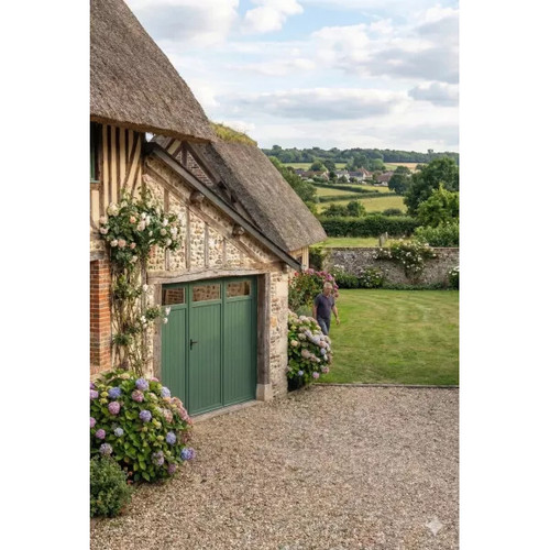 Porte garage battante alu - porte,