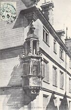 Antique postcard AUBE TROYES lantern of the hotel de Murisy stamped 1907