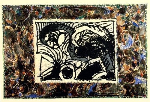 Pierre alechinsky vintage art - pierre,